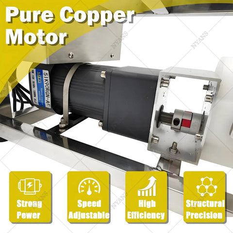 Viscous Liquid Transfer Pump For Food Grade Honey And Thick Fluids, Workhorse Gear Pump With CAM Rotor, 6 To 10 L/Min Flow, Handles 800-4000 cP, Efficient Transfer, Up To 8 Kg/Min Honey, Durable, Easy Clean, Industrial-Grade, pure copper motor