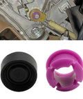 Transmission Shift Cable Bushing And Install Tool Kit components with repair tool and bushing detail