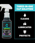 Marine Gear Lubricant And Cleaner For Reels, Boat Motors, Downriggers And Tackle, 16 Oz Trigger Spray Saltwater Safe Easy Oil Applicator