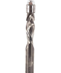 Top Notch Carbide Flush Trim Spiral Router Bit With Up And Down Two Plus Two Compression, half inch shank and cutting diameter.