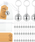 Mini Disco Ball Keychains Set With Organza Bags And Thank You Tags For Graduation Party Favors 36 Piece Bundle Dope 70s 80s Themed Keepsakes