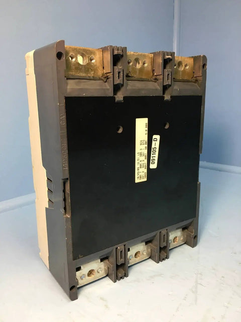 Built Tough Hld3500 Circuit Breaker Features 3500 Amp Rating And Nema L Frame Series C Design view showing rugged exterior and terminal connections.