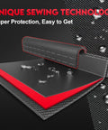 Waterproof 600D heavy duty material of the Outdoor Egg Chair Cover for Single Seat Hanging Egg Chair showcasing unique sewing technology.