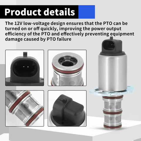 12V PTO Hydraulic Solenoid Valve Replaces 380123-12 And 38012312 For Chelsea 277 Series Dump Trucks And Tow Trucks Plug And Play Direct Fit DS563CS12M1 Cartridge Valve