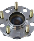 Close-up of Beefed Up Rear Wheel Bearing And Hub Assembly Set, 2 Piece, for Hyundai and Kia models, driver and passenger sides.