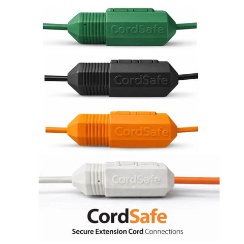 Weatherproof Extension Cord Connection Protector Keeps Plugs Snug And Secure Indoors And Outdoors Fits 18 To 12 AWG Heavy Duty Cords Seals