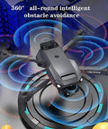 Dope 8K Dual Camera Drone With Real Time 5G Transmission for Epic Aerials showing 360-degree intelligent obstacle avoidance system