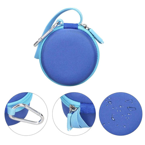 Hella Protective Hardshell Case For Kids Smartwatches Compatible With Ticktalk And Vtech Gizmo Models in blue with zipper and clip
