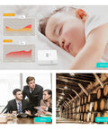 Zigbee Temperature And Humidity Sensor Lite For Smart Home Hub Required Accurate Thermometer And Hygrometer For Echo With Built In Zigbee Hub Works With Home Assistant SmartThings Hubitat And Matter Bridge MZ1 Apple HomeKit Via Matter Bridge in bedroom