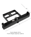 Top view of Hay Bale Spear Frame Attachment For Universal Front Loader Buckets Heavy Duty Skid Steer Loader 3000 Lb Capacity