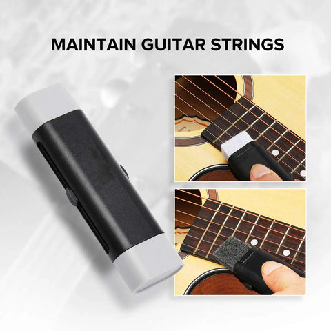 Gig Ready Pro Grade All In One Guitar Repair Tool Kit 45 Pcs Set with Carry Bag showing maintenance tools for strings