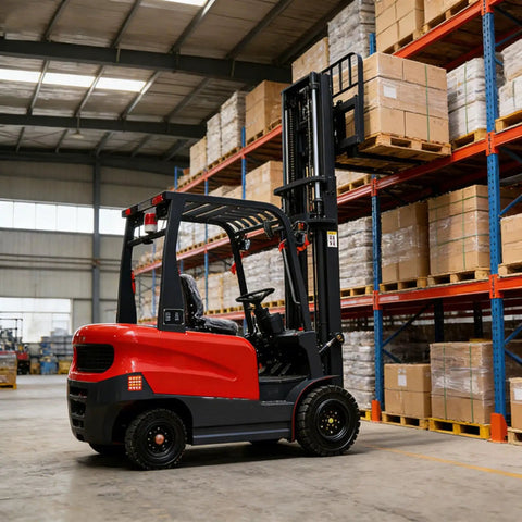 Electric Counterbalance Forklift Workhorse For Warehouse Use Material Handling Lift Truck 1000 To 2000 Kg Capacity Stable Mast Solid Tires