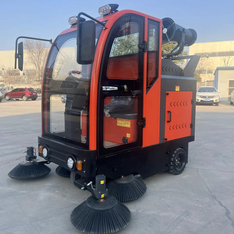 Top Tier Ride On Industrial Floor Sweeper Machine Commercial Cleaning Equipment For Warehouses Big Spaces Heavy Duty Scrubber Broom Sweeping Solution Get It Now