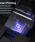 Saturn 4 Ultra 16K Resin 3D Printer with 10 Inch Mono LCD, smart printing features displayed on screen