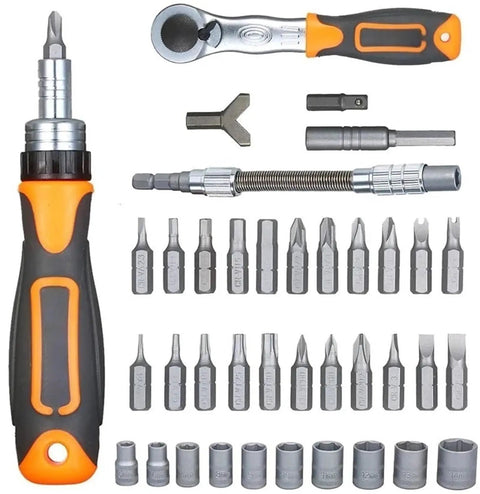 Top Tier Mechanic Tool Set For Car Maintenance And DIY Repairs Featuring Magnetic Ratchet Screwdrivers With Torx Bits In A 135 Piece Gray Combo Kit For Pros And Home Users To Fix Everything With Ease, 135-piece chrome vanadium steel kit with ratchet driver and sockets