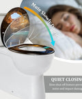 Laid Back Tropical Paradise Round Resin Toilet Seat Cover With Smooth Slow Close Action And Snappy Quick Release Hinges for standard toilets.