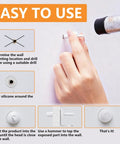 Instructions for installing Nylon Nail Drive Anchors 50 Pack White Truss Nail Drive Anchors Three Quarters By One Quarter Inch