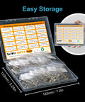 80 Piece Torsion Spring Assortment Kit Featuring 20 Sizes And 60 90 120 180 Degree Small Stainless Steel Torsion Springs For Crafting And Diy Repairs, Rust Resistant Pro Grade Tiny Springs For Projects in labeled case.