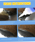 Close-up of Two Pack 401 Super Glue For Nails Shoes Metal And Plastic Repair being applied to a shoe surface