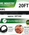 Built Tough 3 Pin Xconnect Extension Cable 10ft Drop With 18AWG Pure Copper Wire IP67 Rated Waterproof Shield For Custom LED Pixel Bars And Street Rigs Ready To Roll In A Sweet 3 Pack Lot features flexible high-purity copper wire.