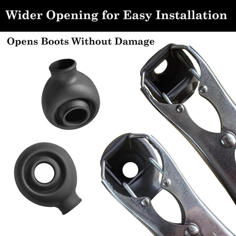 Heavy Duty Heim Joint Dust Boot Installation Tool Steel Expander Pliers For Fast Easy Boot Installations And Tear Free Rubber Protection During Assembly Pro Grade Build, steel pliers expanding rubber boots