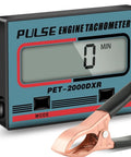 Digital Pro Grade Small Engine Tachometer With Clip For Chainsaws And Motors RPM Gauge displaying zero reading