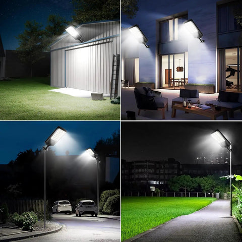Top Rated Wireless Solar Flood Lights 21000 Lumens Motion Activated Waterproof Security Lighting Dusk To Dawn Remote Control For Driveways Garages And Commercial Parking Areas 2 Pack Save Monthly Energy Costs
