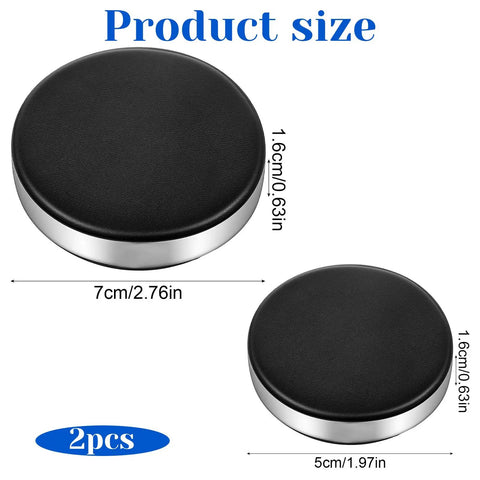 Two Piece Leather Watch Cushion Set With Round Movement Holder Non Slip Watchmaking Tools For Movement Changing And Battery Repair