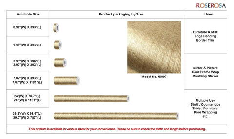Image showing various sizes of Peel And Stick Faux Rust Metal Wallpaper For Doors And Counters Easy DIY Self Adhesive Moulding Trim Upgrade