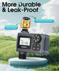 Heavy Duty Brass Water Timer For Outdoor Garden Hose With Rain Delay And Manual Mode Automatic Drip Irrigation Controller