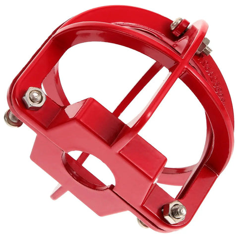 Tough As Nails Fire Sprinkler Head Guard Cover Designed For Flush Side Wall And Semi Recessed Systems To Shield Critical Plumbing From Accidental Bumps While Keeping Places Safe, red heavy duty guard cage, 3.34x3.34x3.14 inches.