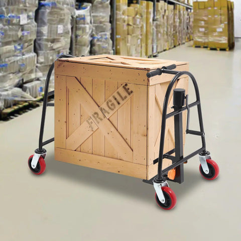 Pro Grade Heavy Duty Manual Furniture Movers With Sturdy Rolling Wheels 1300 Lb Load Capacity, wooden crate on wheels for easy moving.