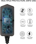 12V 2A AC DC Power Adapter Charger Cord For Telescopes with smart chip and multiple safety features