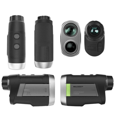 High Accuracy Golf Rangefinder With Slope And Removable Rechargeable Battery, 1100 Yard Range, Plus Or Minus 0.4 Yard Precision, 0.3s Flag Lock Vibration, 6x Magnification, Magnetic Clip, Essential Golf Accessory For Guys Who Play Smart, shown from multiple angles.