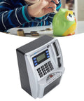 Cool Kids ATM Piggy Bank With Debit Card, LCD Screen And Voice Prompts, real money deposits, automated money counting, note slot