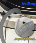 Dryer Vent Cleaner Kit 2 Piece Upgrade Pro Grade Quick Lint Removal And Airflow Restore With Vacuum Hose Attachment and size detail