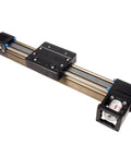 JD45C Linear Guide Rail Synchronous Belt Module Electric Sliding Table with 57 Stepper Motor Bracket, aluminum alloy, 100mm travel