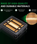 Close-up of outer air filter 7286322 from All-In-One Filter Service Kit For Bobcat S450 S510 S530 S550 S570 S590 S595 S630 S650 And T450 T550 T590 T595 T630 T650 Eight-Piece Set, highlighting durability and resistance.