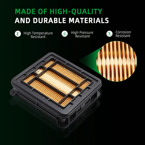 Close-up of outer air filter 7286322 from All-In-One Filter Service Kit For Bobcat S450 S510 S530 S550 S570 S590 S595 S630 S650 And T450 T550 T590 T595 T630 T650 Eight-Piece Set, highlighting durability and resistance.