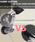 Upgraded Electric Drill Plate Cutter Metal Shear Attachment For Iron Steel Copper Aluminum Sheet Metal Trimming Tool with adapter for precision cutting.