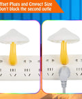 Two Pack Mushroom Night Light Plug In Wall Lamp With Sensor LED Nightlight Cute Mini For Kids Nursery Bedroom Decor Gift