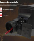 Close-up of BMW drop-in engine coolant overflow reservoir tank with sensor and cap for 2001-2006 X3, 2001-2005 X5, 3 Series.