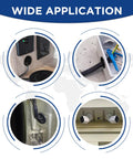Applications of 55 Pcs Rubber Grommets Kit With Six Assorted Sizes in wiring protection and waterproof firewall hole plugs.