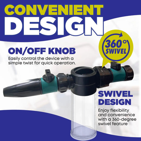 Salt Remover Flush Kit With High Pressure Hose For Boats And Marine Engines Quick Inboard Outboard Engine Flush Removes Salt Deposits Built In Soap Dispenser And Multi Mode Sprayer For Easy Cleaning