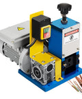No Sweat Motorized Wire Stripper Machine 180W Automatic Cable Cutter with dual voltage and aluminum design for copper wires.