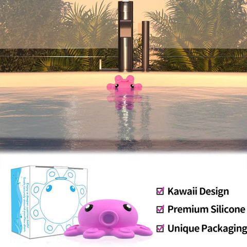 Deep Pink Silicone Bathtub Overflow Drain Cover With Strong Suction Cups For Extra Water And Longer Soaks, design in pool