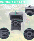 35Mm Cylinder Piston Kit For Husqvarna 128C 128CD 128L 128LD String Trimmer With Air Filter Fuel Filter Spark Plug Gasket Ring Replacement Parts 545008082 Easy Install close-up.