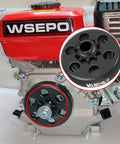 Go Kart Clutch 0.75 Inch Bore 10 Tooth For 40 41 420 Chain Predator 212 Centrifugal Clutch Compatible with engine close-up view