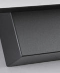 Close-up of black matte finish on 24 Inch Dimmable Black LED Vanity Light For Bathroom Over The Mirror, Modern Vanity Lighting Fixture