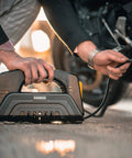 AC DC Digital Tire Inflator Portable Air Compressor For Cars And Home Use 12V DC Car Power And 110V AC Wall Plug Rapid Inflation